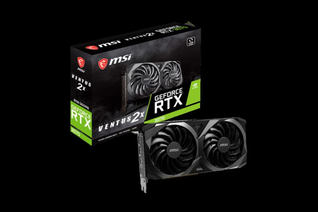 Видеокарта: MSI GeForce RTX 3070 VENTUS 3X