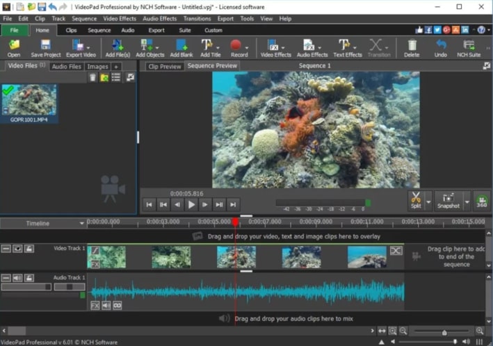 VideoPad Video Editor